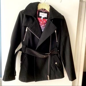 BCBG coat with removable hood